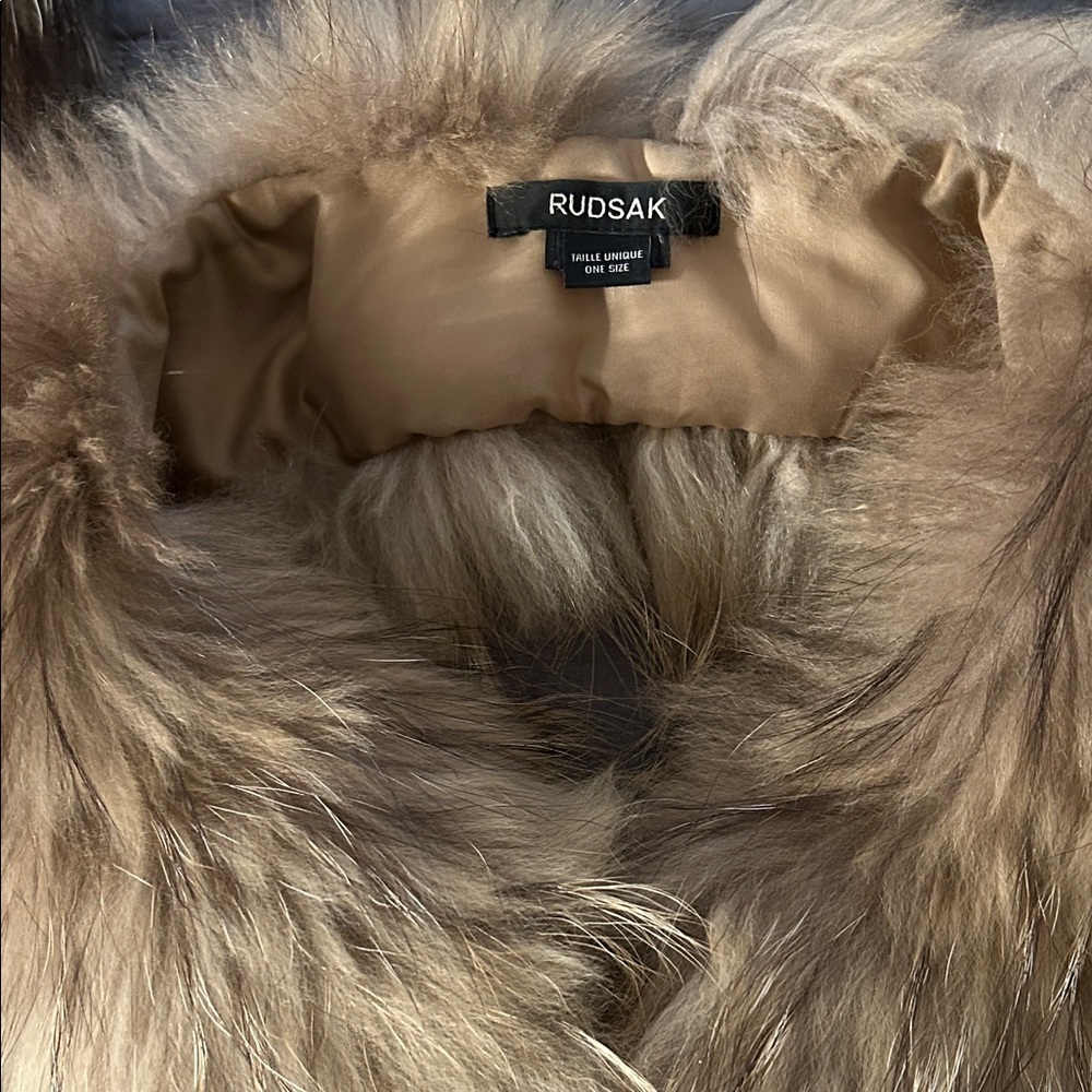 RUDSAK Tan Fur collar No Longer available!!!